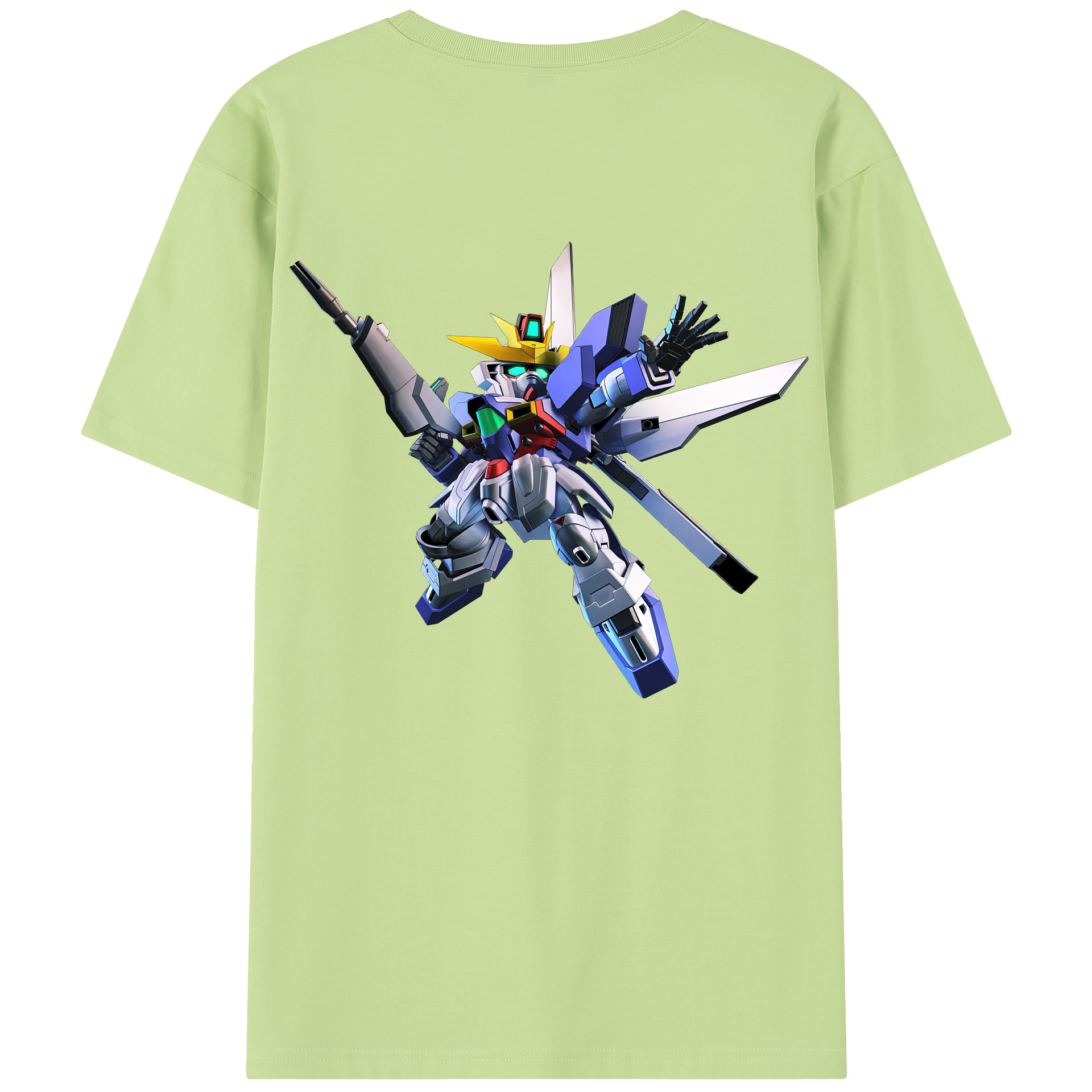 （画像用） 機動戦士ガンダム Mobile Suit Gundam 綿100％半袖Tシャツ（背面プリント）